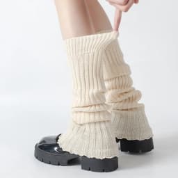2025 Spring Lolita Leg Warmers Socks Female Knitted Warm Foot Cover Women Warmer Lady Autumn Crochet Heel Socks Boot Cuffs