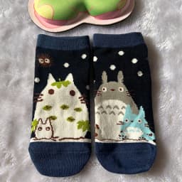 Japanese Anime Cartoon Grey Cat Socks Cute Calcifer Short Socks Jiji Socks Birthday Gifts For Girls Size Eu35-40