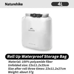 Naturehike Swimming Waterproof Dry Bag Waterproof Compression Storage Bag Rafting Kayaking Trekking Floating Sailing Dry Sacks