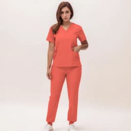 Stretchy Nurse Uniforms V-neck Top Jogger Pants Scrub Sets Surgical Workwear Dentist Nursing Suit Hospital Doctor Outfit S21