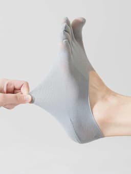 3/5 Pairs Men's Five-Toe Socks, Split-Toe Socks, Low Cut Invisible No-Show Socks, Silicone Non-Slip, Thin Socks for Summer