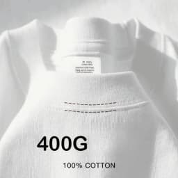400g Cotton T Shirts Men Short Sleeved Heavyweight Summer Round Neck Loose Breathable Shirt for Men Women Basic Tee