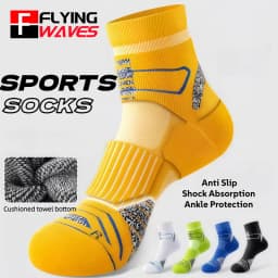 Professional Marathon Running Socks Men Thick Towel Bottom Sports Cycling Basketball Socks Odor Prevention Sweat Absorption