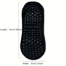 3 Pairs Grip Pilates Socks for Women Yoga Athletic Socks for Barre Ballet Barefoot Workout