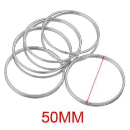 10pcs Stainless Steel 30-60mm Large Circle Ring Gold Plated Charm Bezel Earrings Making Supplies Conectors for Jewelry Wholesale