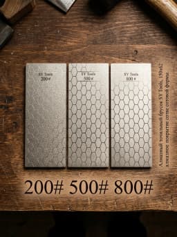 Sy Tools New 80-3000# Professional Diamond Knife Sharpener Sharpening Stone Plate Kitchen Chef Knife Whetstone Honeycomb Pattern