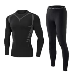 Men's thin, tight-fitting running suit for spring and summer 2026, quick-dry, breathable, long-sleeved fitness sportswear