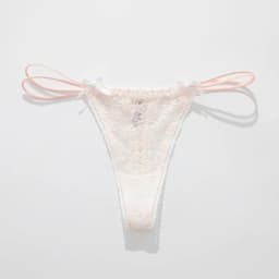Lace Bow Panties Sexy Female Lingerie Daily Home Wear Solid Thongs Underwear Women Low Waist Panties Breathable Трусы Женские