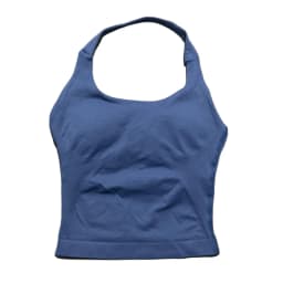 Sports Gym Halter Top Woman Seamless Yoga Tank Removable Chest Pad Push-up Sports Vest Fitness Workout Running Tops