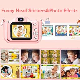 Super Cute Children Camera 1080P HD Toddler Digital Video Camera 2.0-inch Kids Camera with Silicone Cases Toys for Christmas