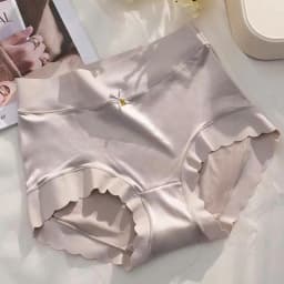 Silk Panties Nice Briefs Soft Underwear Women's Mid rise Elegance Girls Sexy Lingerie