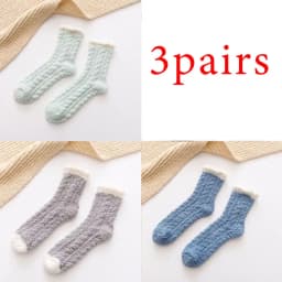 3 Pairs Womens Cats Paw Stripe 3D Socks Thick Girls Cartoon Animal Fingers Sock Hosiery Toe Zebra/Tiger/Cat Foot Sox