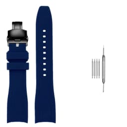20mm 22mm Curved End Rubber Watchband For Casio Swordfish Duro MDV106-1A MDV-106/107-1A Bracele Waterproof Silicone Sport Strap