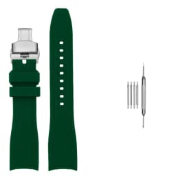 20mm 22mm Curved End Rubber Watchband For Casio Swordfish Duro MDV106-1A MDV-106/107-1A Bracele Waterproof Silicone Sport Strap
