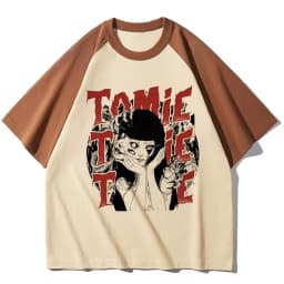 Junji Ito top tees girl Digital Vintage 2000s Psychedelic shirt streetwear Classic 80s Grunge harajuku Pastel