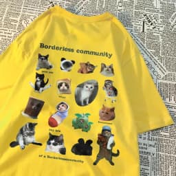 Summer Women T-Shirts Cute Cats Picture Printed Short Sleeve Round Neck Soft Comfortable Tops Casual Female Clothing