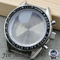 High Quality VK63 Case 39.7mm Moonswatch Metal Case Chronograph Case Bezel, VK63 Fashion Business Watch Sealed Back Moon Watch