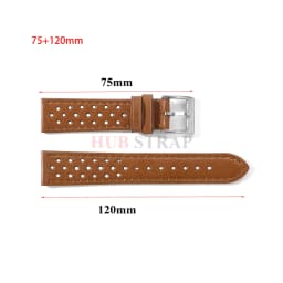 18mm 20mm 22mm Vintage Calfskin Strap Universal Cowhide WatchBand Breathable Bracelet for Men Women Sport Wristbelt Accessory