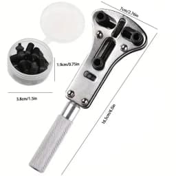 Watch Repair Tool Waterproof Screw Adjustable 3 Claws Back Case Opener Wrench Remover Watch Battery Press Closer Remover Wrench