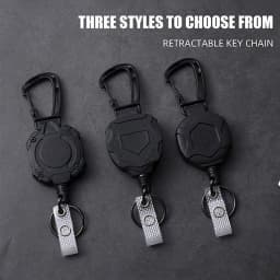 Badge Reel Clip Credit Card Cover Retractable Badge Holder Badge Clip Heavy Duty ID Holder-3 Style Bus Card Cover Case
