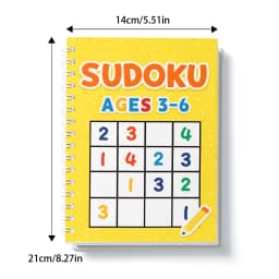 Sudoku Puzzle Book for Smart Kids | Fun Logic Games to Boost Focus, Thinking & Problem-Solving