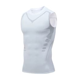 Men's Shoulder Quick Drying Vest, Sports Tight Fitting Vest Super Elastic Breathable Sweat Absorbing, Running, Fitness Training