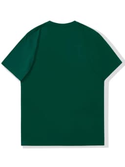 Men's Summer 100% Pure Cotton Casual Loose Sports T-Shirt Yin-Yang Tree Pattern Print Round Neck Short-Sleeved Top