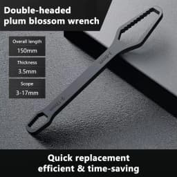 SEAMETAL Universal Torx Wrench Adjustable Wrench Board Double-head Multipurpose Torx Spanner Repair Hand Tools 3-17mm 8-24mm