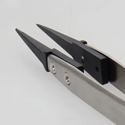 ESD anti-static precision tweezers - anti-static tips, heavy-duty metal,suitable for electronics,Electronics & Jewelry Repair