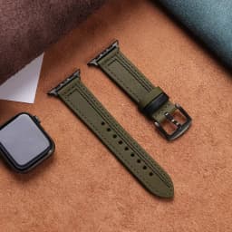 Genuine Leather loop strap For Apple watch Ultra2 band 44mm 45mm 49mm 40mm 42/46mm/41mm bracelet iWatch series 10 9 8 7 4 5 6 se
