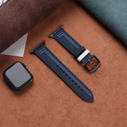 Genuine Leather loop strap For Apple watch Ultra2 band 44mm 45mm 49mm 40mm 42/46mm/41mm bracelet iWatch series 10 9 8 7 4 5 6 se