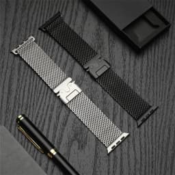 Milanese Loop Strap For Apple Watch Band Ultra 2 49mm 46mm 45mm 44mm 42mm Stainless Steel Metal for iWatch Series 10 9 8 7 6 5 4