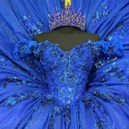 Royal Blue Charro Quinceanera Dresses Ball Gown Off The Shoulder Appliques Beaded Mexican Sweet 16 Dresses 15 Anos Customized