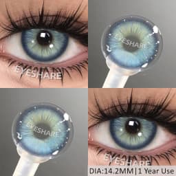 EYESHARE Popular Color Contact Lens for Eyes Black Lens Eye Fashion Brown Beauty Colored Pupils Gray Contact Blue Eyes Makeup