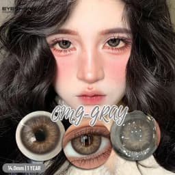 EYESHARE Popular Color Contact Lens for Eyes Black Lens Eye Fashion Brown Beauty Colored Pupils Gray Contact Blue Eyes Makeup