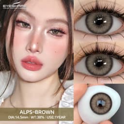 EYESHARE Popular Color Contact Lens for Eyes Black Lens Eye Fashion Brown Beauty Colored Pupils Gray Contact Blue Eyes Makeup
