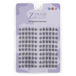 Jiefuxin DIY Lashes Fox Eye Manga False Eyelashes Large Capacity Tapered Thick Segmented Individual Cluster Lash Extensions