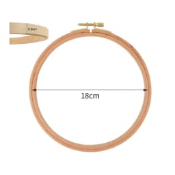 High Quality Beech Wood Embroidery Hoop Wooden Embroidery Circle Rings Holder For Embroideri Cross Stitch Home Sewing Tools