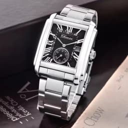 CHENXI 8216 Quartz Watches Fashion Simple Business Simple Silvery Stainless Steel Strap Wristwatches for Men Relógios Masculino
