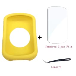 Garmin Edge 540 840 Case with Tempered Glass Film New Silicone Case & Screen Protector for Garmin Edge 540 Edge 840 GPS Computer
