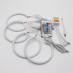 Cotton RGB Angel eyes ring kit 16 colors flash Remote control for BMW 3 5 7 Series E36 E38 E39 E46 525i 528i 530i 540i 320i