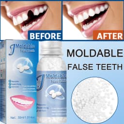 Temporary Tooth Repair Beads Missing Broken Teeth Dental Tooth Filling Material Food Grade False Teeth Solid Glue Denture