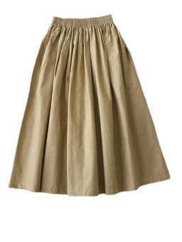Women's White Long Skirt High Waist A-Line Knee-Length Fashion Pockets Pleated Casual Elegant Skirts for Autumn 2024
