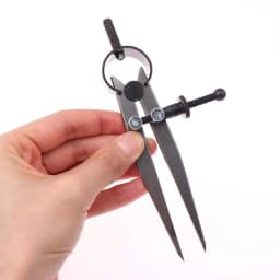 Adjustable Compass, Leather Craft Marking Gauge, Wing Divider, And Rotary Marking Gauge – A Complete 1-Piece Set