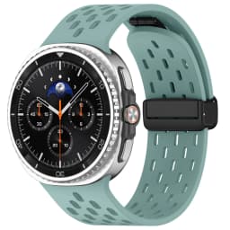 Breathable Band For Samsung Galaxy Watch 9/8 Classic Sports Magnetic Silicone Correa Bracelet Galaxy Watch 8 44mm 40mm Strap
