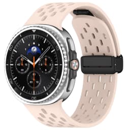 Breathable Band For Samsung Galaxy Watch 9/8 Classic Sports Magnetic Silicone Correa Bracelet Galaxy Watch 8 44mm 40mm Strap