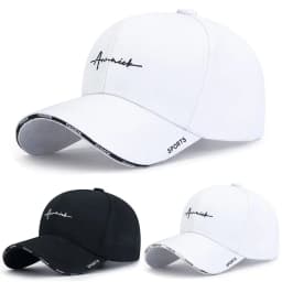 Cotton Breathable Adjustable Sun Hats Cotton Solid Color Sunscreen Hat Sun Cap Men