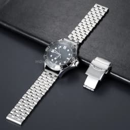 Solid Stainless Steel Strap 18mm 20mm 22mm 24mm 26mm Metal Bracelet Flat Interface Wristband SmartWatch Replacement Watch Band