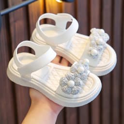 Kids From 2-9 Years Princess Shoes Summer Girls Sandals Casual School Kids Shoe Outdoor Beach Sandal Children's Student sneaker