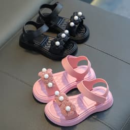 Kids From 2-9 Years Princess Shoes Summer Girls Sandals Casual School Kids Shoe Outdoor Beach Sandal Children's Student sneaker